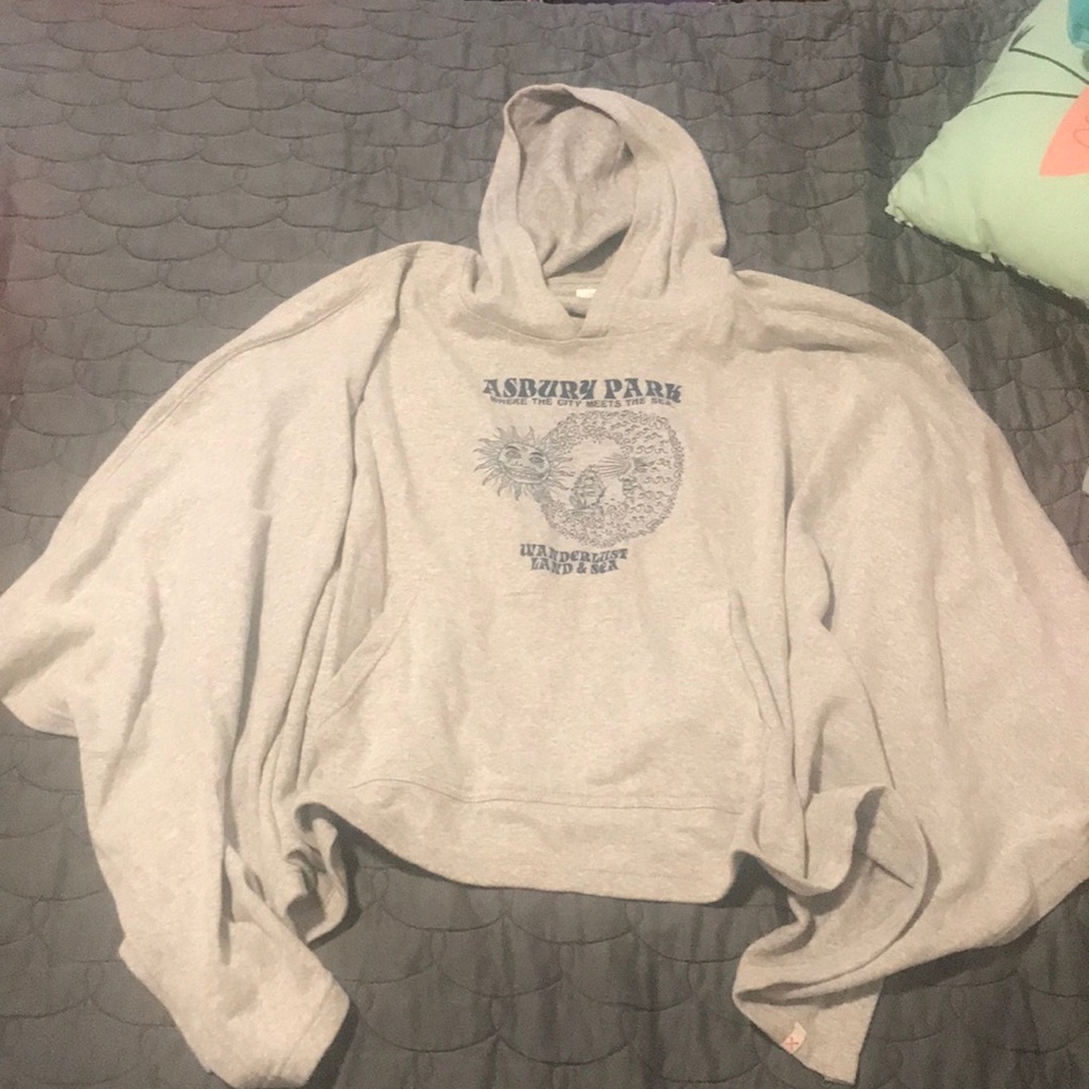Asbury park hooded flowy sweatshirt